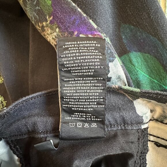 Women's 27 NWT J Brand Forest Floor Pants Floral Print Mid Rise Skinny - Picture 11 of 11